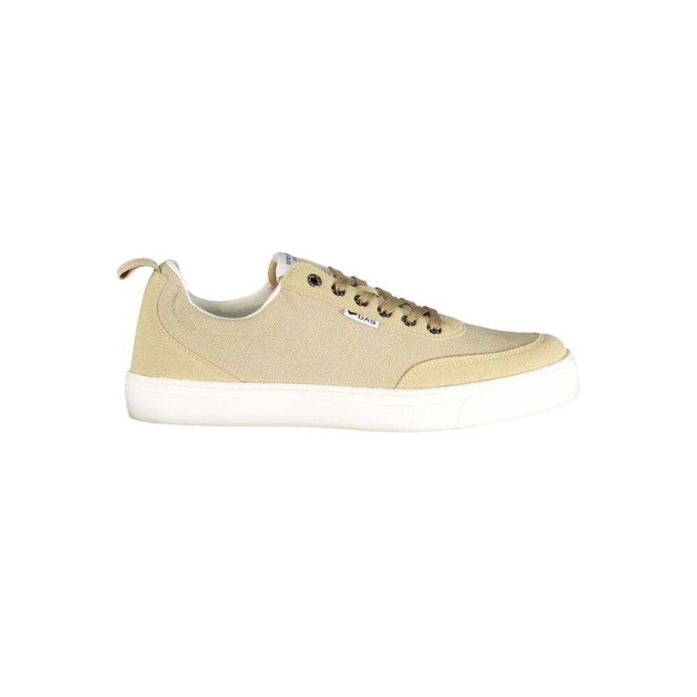 Gas Beige Polyurethane Men Men's Sneaker